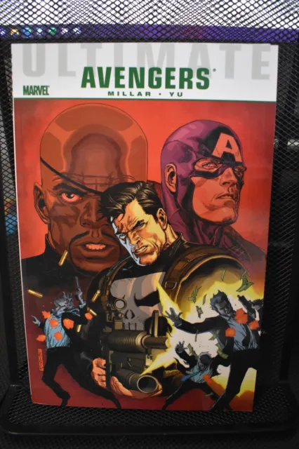 Ultimate Comics Avengers Crime & Punishment Marvel TPB BRAND NEW Punisher Cap