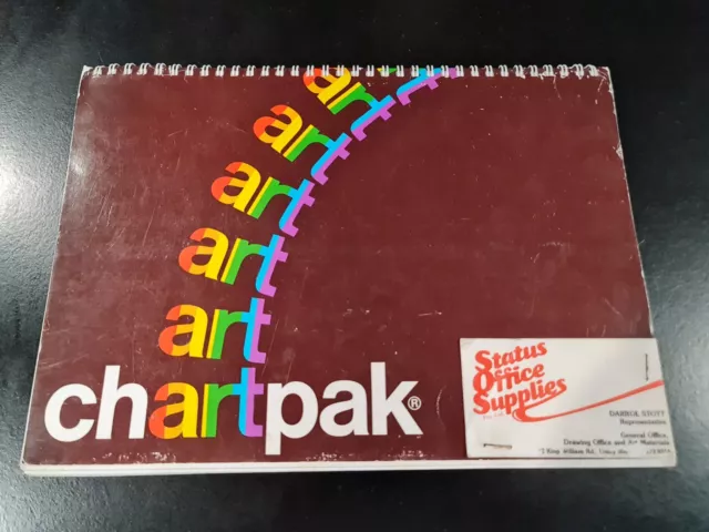 Chartpak Velvet Touch Catalogue - 1970's - Retro - Vintage - Typography