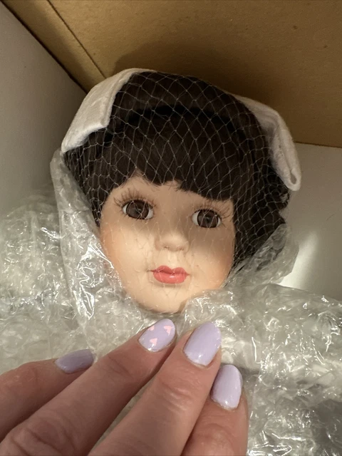 Vintage Heritage Signature Collection Porcelain Rose Victorian Doll W/COA