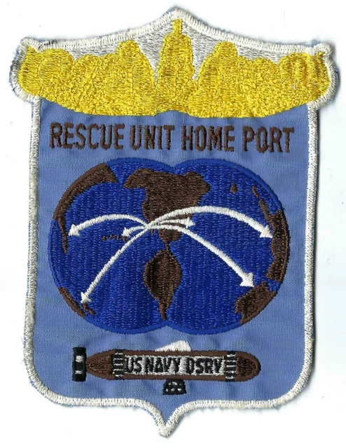 Rescue Home Port US Navy DSRV - Vintage Collection - 5x6.5 in EonT c8118