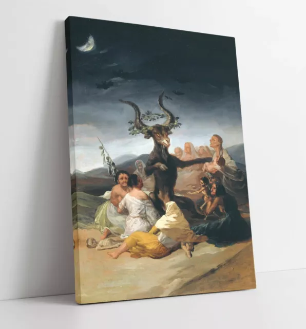 Francisco Goya, Witches Sabbath -Canvas Wall Art Print Artwork Frame Home