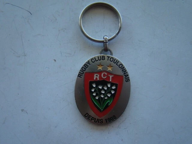 Porte-clés Officiel Rugby Club Toulonnais – Collection RCT, Porte-clés En PVC, Produit Sous Licence Et Marque Déposée
