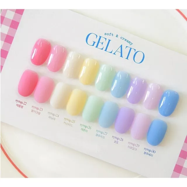 Yogurt Nail Gelato 9 Colors Gel Nail Polish K-Beauty