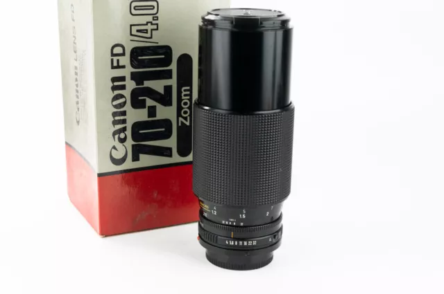 Canon New FD 70-210mm 1:4 obiettivo tele zoom lens ae1 at1 a1 fd mount near mint