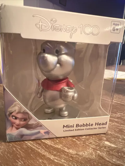 Disney 100 Mini Bobble Head WINNIE THE POOH Limited Edition Collector - NIB