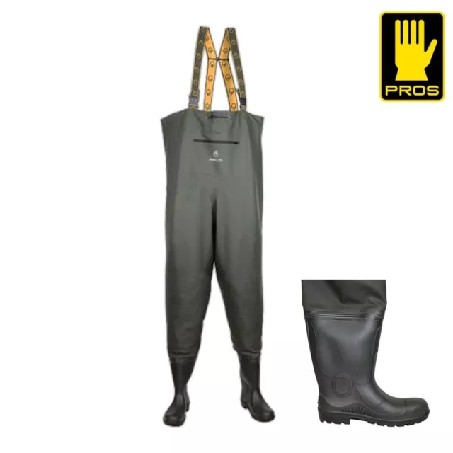 Pros 700g Premium Heavy Duty Chest Waders