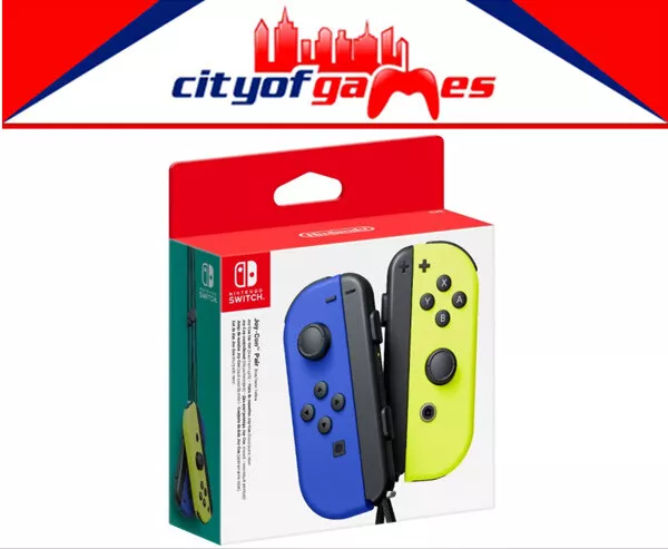 Joy-Con Pair Controller - Neon Blue/Neon Yellow Nintendo Switch New In Stock