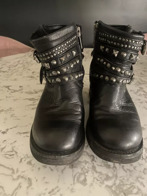 Ash tatum outlet biker boots