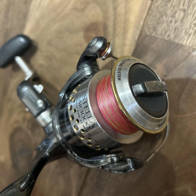 SHIMANO STELLA AR3000 With Scratches Spinning Reel Sc 80F And Dirt