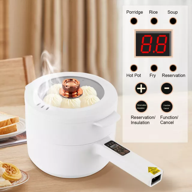 Multifunctional Electric Cooker Non-Stick Pan Hot Pot Mini Rice Cooker Steamer