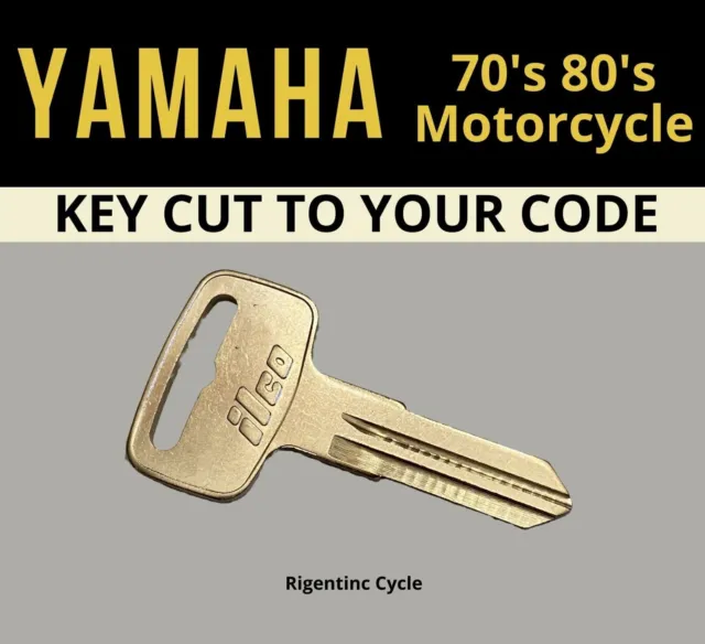 Yamaha XS360 XS400 XS1100 DT175 MJ50 QT50 XC125 Made to Order Key 4501-4550