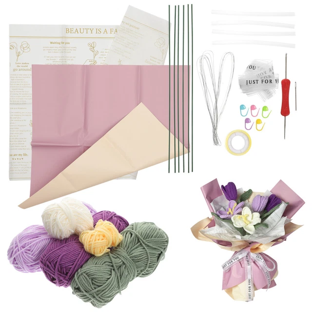 Retoo Kit Uncinetto Completo Per Principianti: 100 Pezzi Con Ferri Colorati Ed Ergonomici, Accessori E Borsa Portatutto - Ideale Per Maglieria E Hobby Creativi
