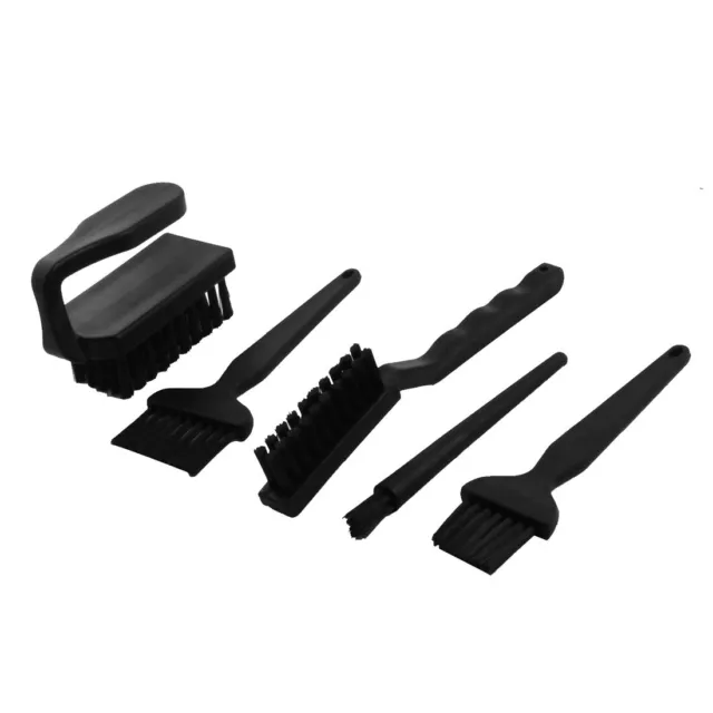 5 pezzi nero manico in plastica conduttivo terra Schmitz anti-static spazzola