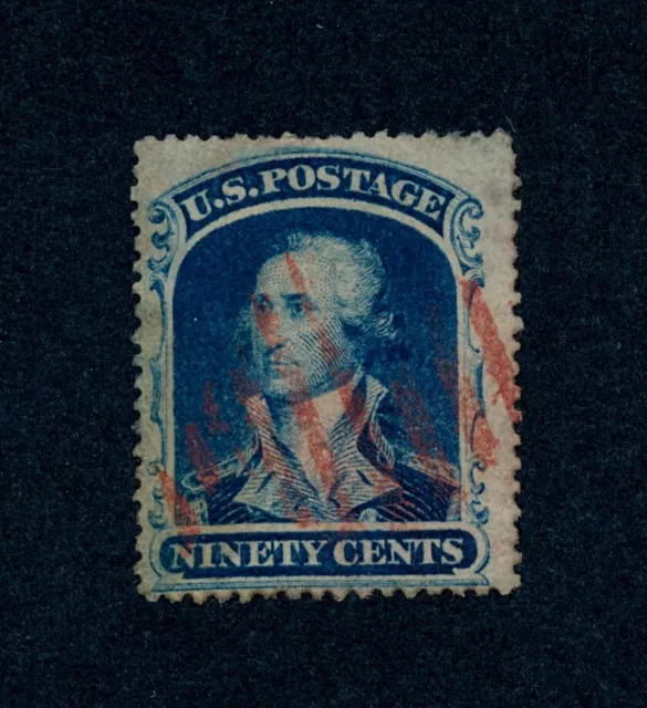 drbobstamps US Scott #39 Used Rare (See Description) w/ APEX Cert SCV $10,500