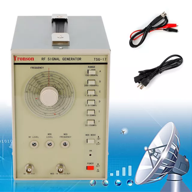 TSG-17 Signal Generator 100kHz-150MHZ RF/AM Radio Frequency Signal Generator110V
