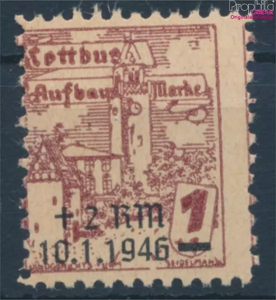 Briefmarken Cottbus 1946 Mi 25w postfrisch (10342074
