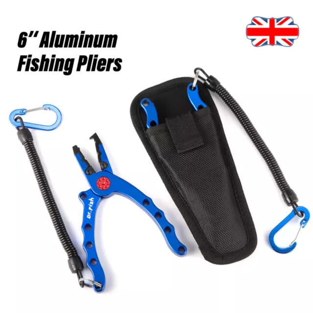 SEA FISHING ALUMINUM Pliers Braid Line Cutter Split Ring Scissors 15cm  Saltwater £14.99 - PicClick UK