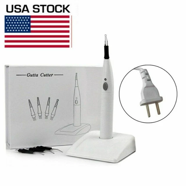 US STOCK Dental Gutta Percha Points Cutter Endo Cordless Gutta Cutter with Tips