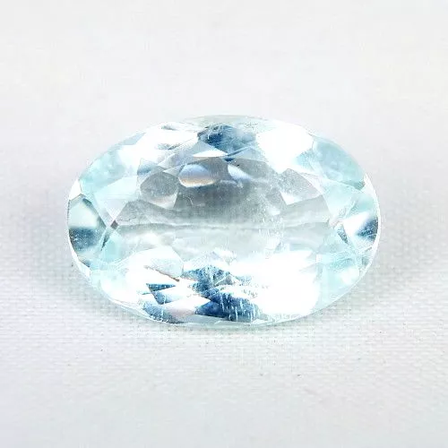 SHOLA Echt 6,27 Ct Natürlicher Aqua Blau Aquamarin aus Brasilien