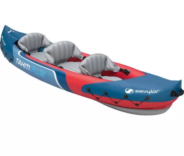 Canoa 2 persone 1 bambino gommone familia kajak Sevylor Kajak Tahiti Plus Boot