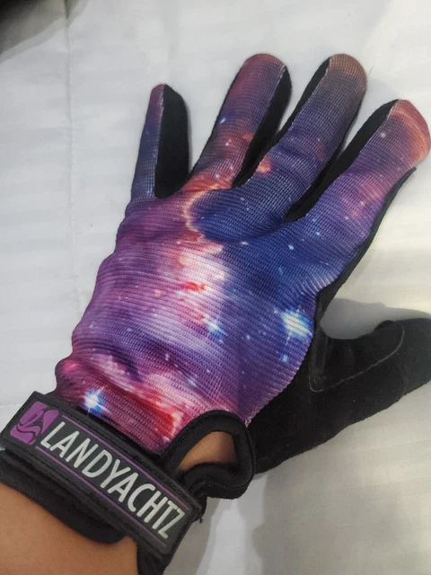 Landyachtz Galaxy Slide Gloves Size S Skateboard Longboard Cruiser with Pucks Landyachtz Galaxy Slide Gloves Size S Skateboard Longboard Cruiser with Pucks