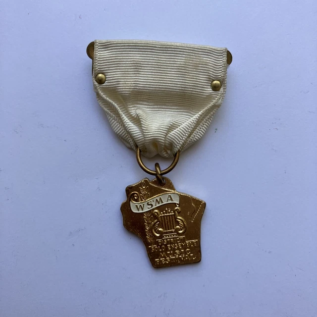 VINTAGE WISCONSIN WSMA District Solo Ensemble Music Festival Ribbon