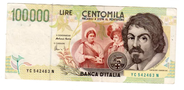 Italie ITALY ITALIA Billet 100000 LIRE 1994 P117 SAVINI INV-CIONINI INC VF XF