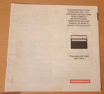350,D 380,D 3000 Hms 100 Dynacord Bedienungsanleitung-Schema Dynacord D 310 H Original 