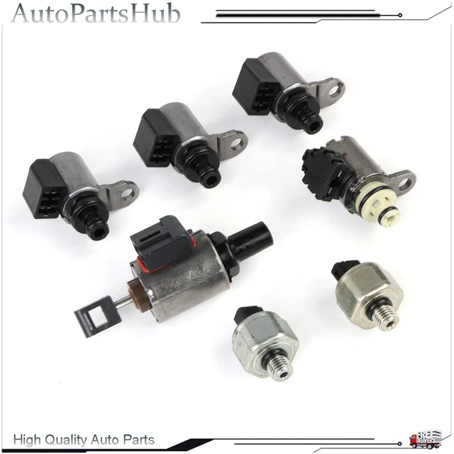 thumbnail image 2 of 9PCS CVT Solenoid Kit For Nissan Altima, Rogue, Sentra | Fits JF011E RE0F10A Transmission | Valve Body Repair Set 2 of 10