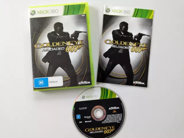 Original Case/Manual for Goldeneye 007 Reloaded XBox 360 NO GAME Good  Condition