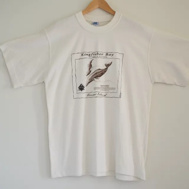 VINTAGE 90s Style - Kingfisher Bay Resort & Village T'Shirt - Size XL