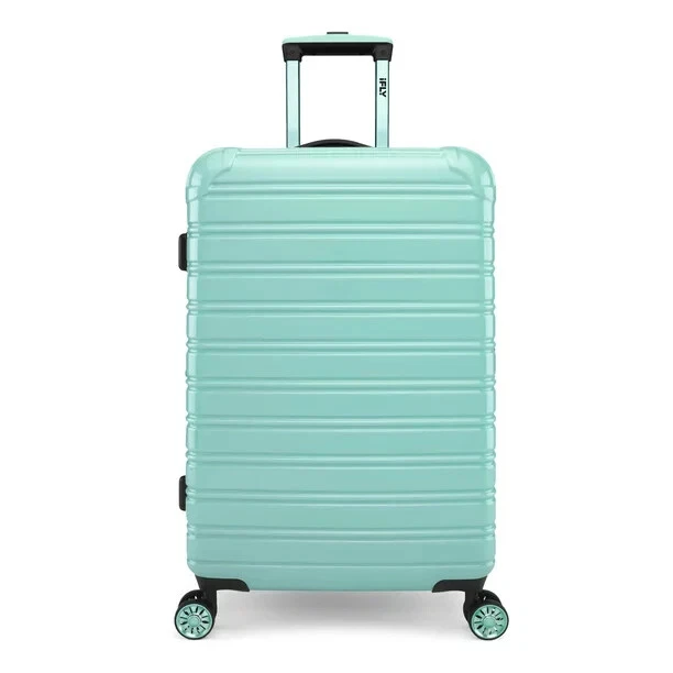 iFLY Hardside Fibertech Luggage 24" Checked Luggage, Mint