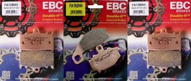 EBC HH front & rear brake pads set - 1996-2005 Kawasaki ZZR600 ZX600E