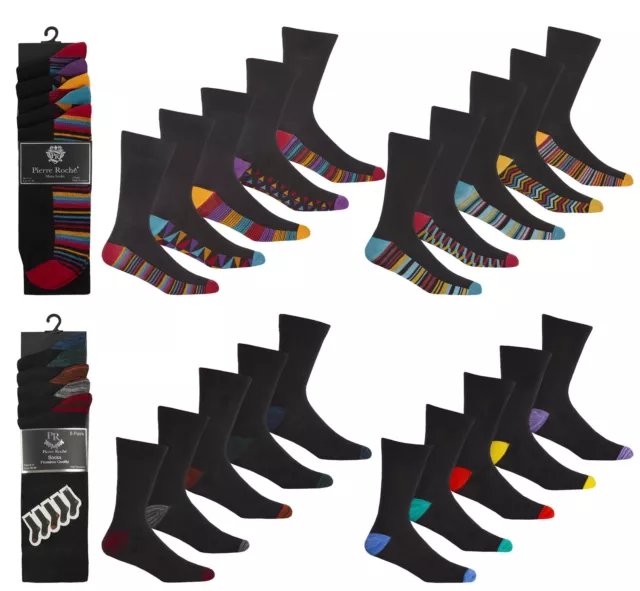 Mens Dress Socks Cotton Blend Work Suit Everyday Casual Sock 5 or 10 Pairs