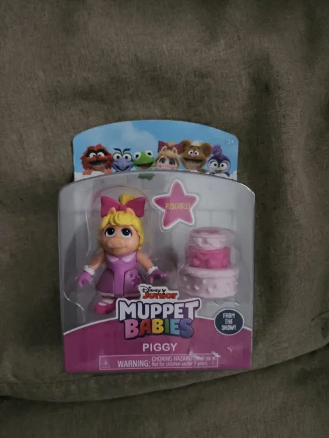 Disney Jr. Muppet Babies Piggy & Birthday Cake - New