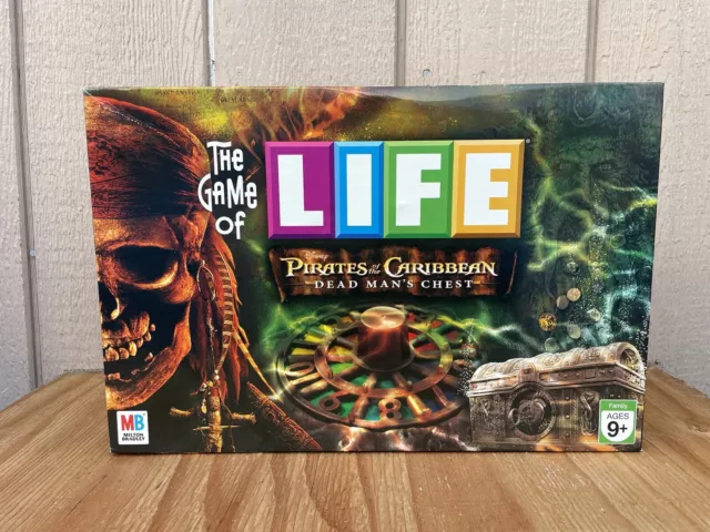 The Game Of Life Pirates Of The Caribbean Dead Mans Chest Board Game 2005