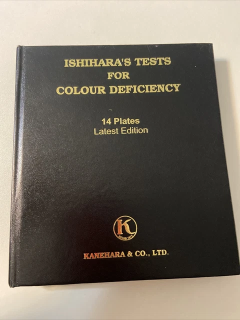 Ishara's Tests for Colour Deficiency 14 Plates Latest Edition