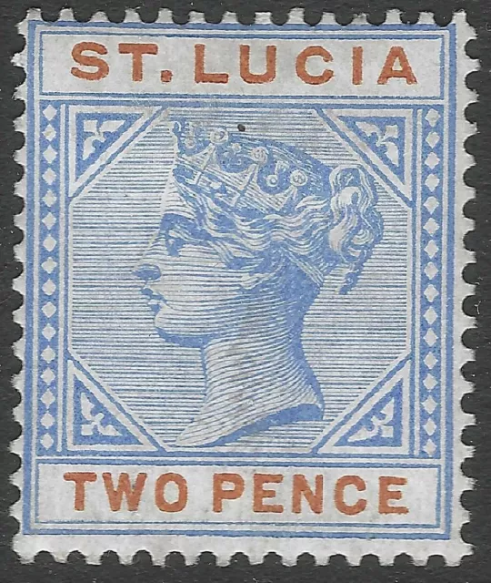 St Lucia. 1891-98 QV Die II. 2d MH. SG 45