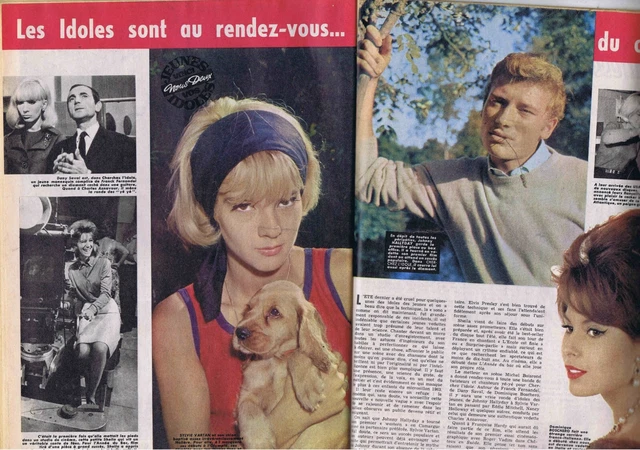 Nous deux 861 1963 Sylvie Vartan Hallyday Sheila Evy Photo-roman
