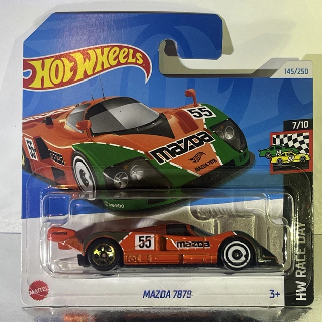 Hot Wheels Mazda 787B Iconic LeMans 2025 - Modello Da Collezione Bianco Scala 1:64 Con Motore Rotante #226 - Foto 5