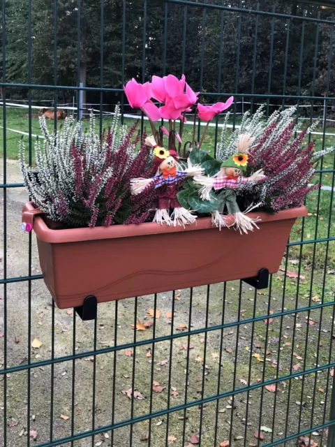 Blumenkastenhalter Blumenkasten Halterung Halter Doppelstabmattenzaun Gartenzaun