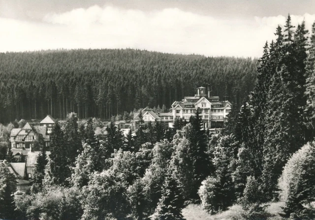 07-305 Ansichtskarte Schierke Wernigerode FDGB-Erholungsheim Hermann Duncker DDR