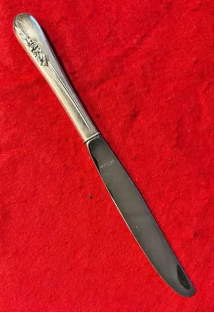 International Silver Blossom Time Sterling Handle 9 1/4" Place Knife- No Mono