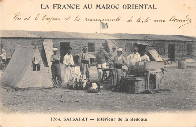Cpa Maroc Safsafat Interieur De La Redoute