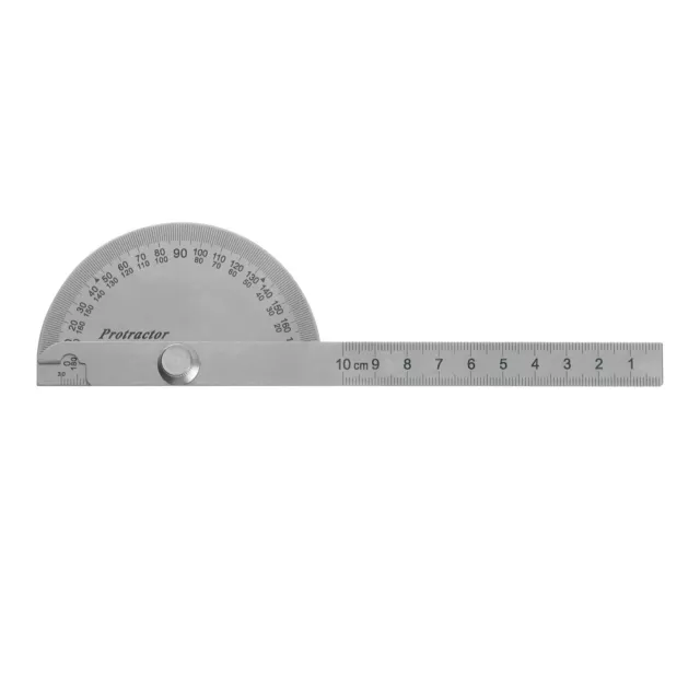 Angle Protractor 0-180 Degrees Round Head Finder Measuring Ruler with 10cm Arm