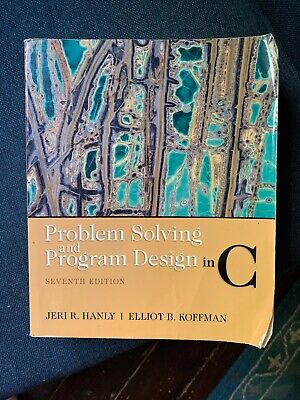 problem solving and program design in c 7th