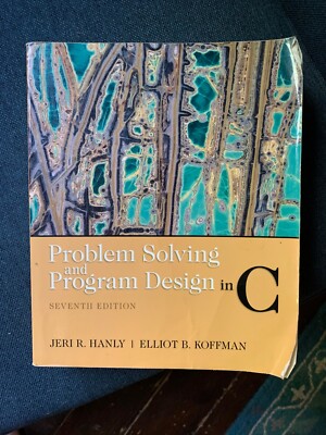 problem solving and program design in c 7th