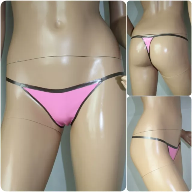 CL Design Latex Tanga STRING DELUXE Wunschfarbe Rubber Fetish Thong Sexy Höschen