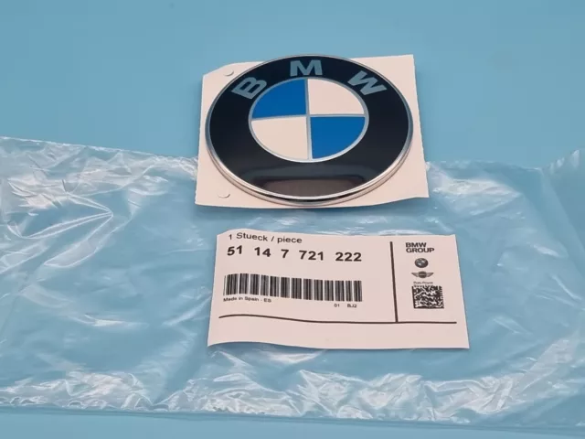 Original OEM BMW Motorrad Plakette Emblem für Kuhlerblende Abdeckung Seitenteil