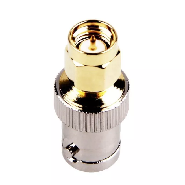 RF Coax Coaxial SMA Male Plug to BNC Female M/F Radio Antenna Connector Adapter